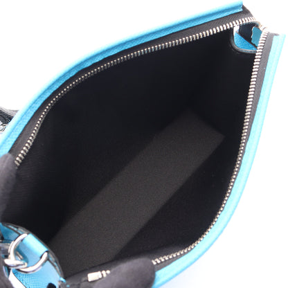 ガストン ウェアラブル ウォレット タイガラマ トロピカルブルー ショルダーバッグ PVC レザー ブルー ルイヴィトン バッグ LOUIS VUITTON