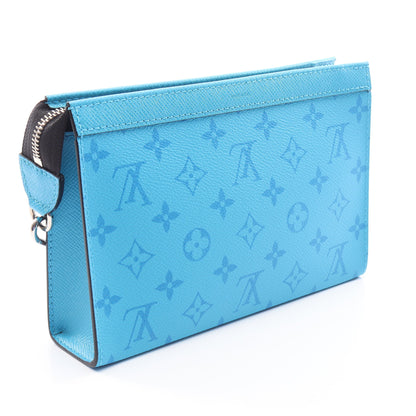 ガストン ウェアラブル ウォレット タイガラマ トロピカルブルー ショルダーバッグ PVC レザー ブルー ルイヴィトン バッグ LOUIS VUITTON