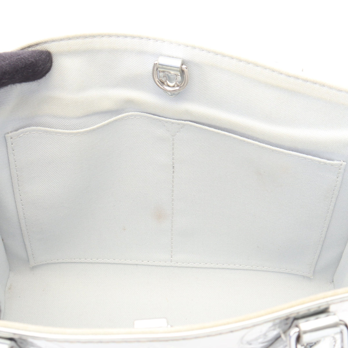 オンザゴーPM モノグラムミロワール アルジャン 2WAY ハンドバッグ PVC シルバー ルイヴィトン バッグ LOUIS VUITTON