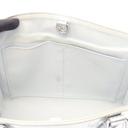オンザゴーPM モノグラムミロワール アルジャン 2WAY ハンドバッグ PVC シルバー ルイヴィトン バッグ LOUIS VUITTON