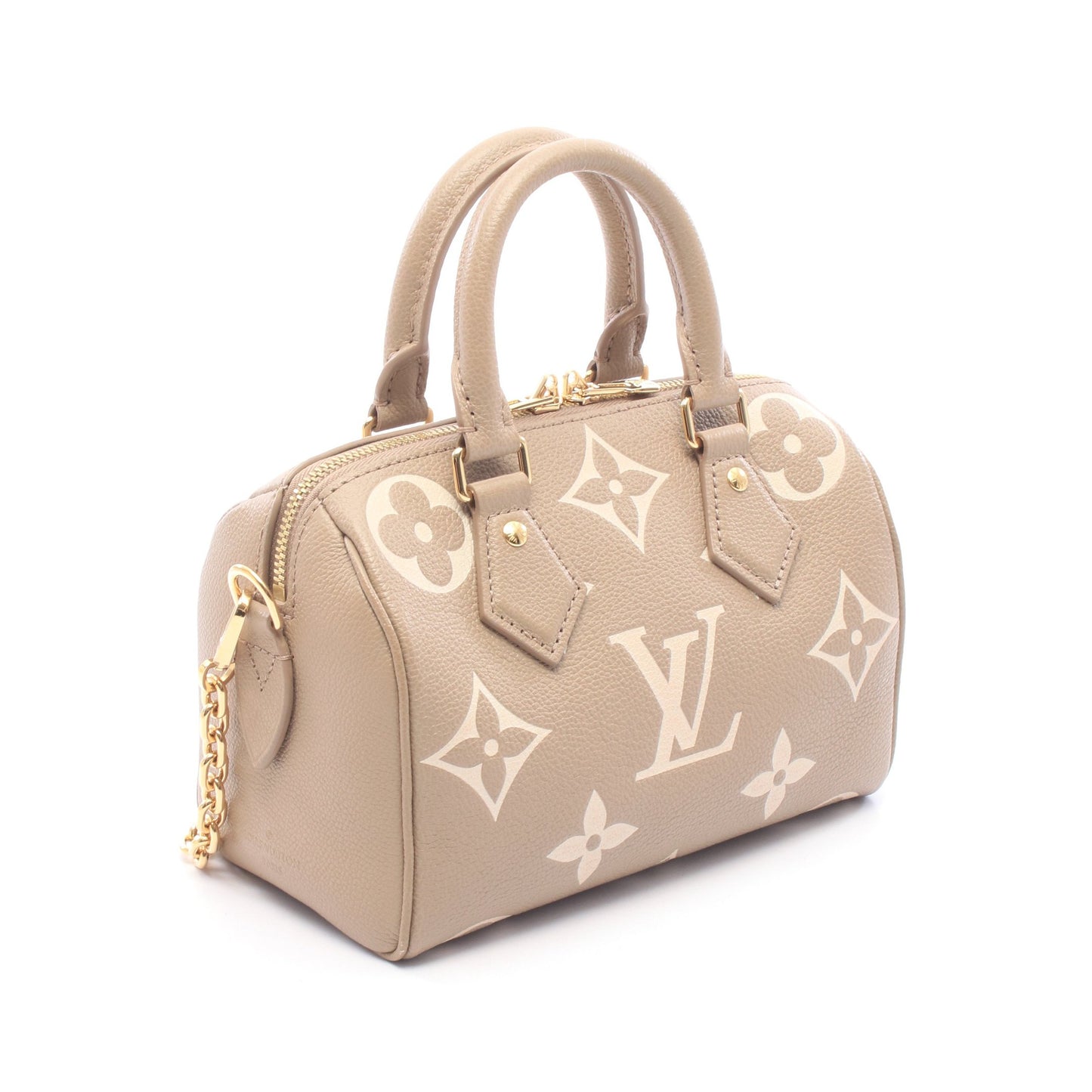 スピーディバンドリエール20 モノグラムアンプラント 2WAY ハンドバッグ レザー グレーベージュ ベージュ ルイヴィトン バッグ LOUIS VUITTON
