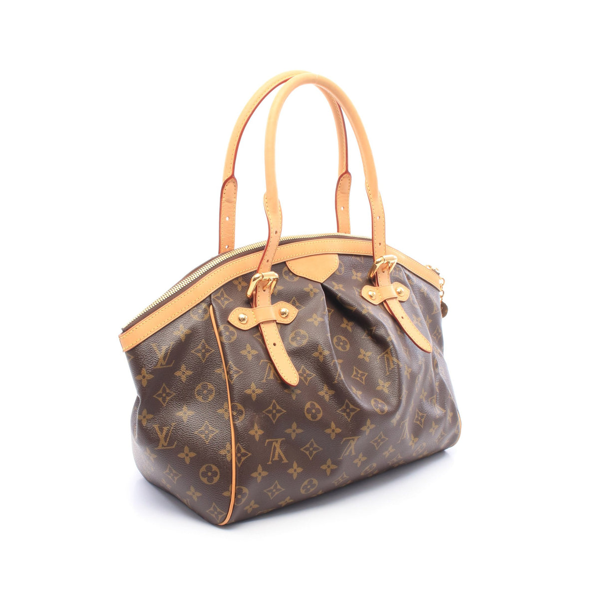 ティヴォリGM モノグラム ハンドバッグ PVC レザー ブラウン ルイヴィトン バッグ LOUIS VUITTON