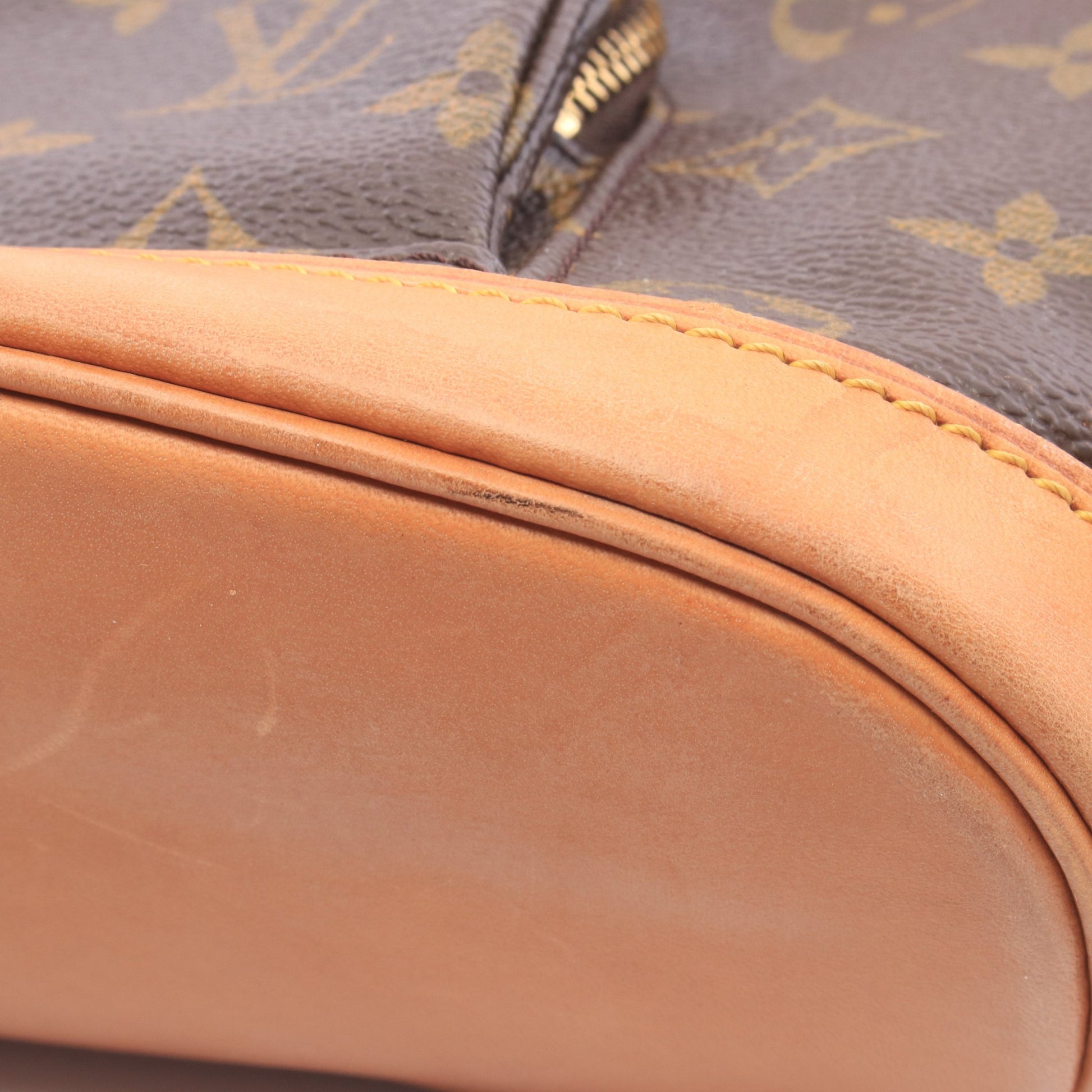 ミニモンスリ モノグラム バックパック リュックサック PVC レザー ブラウン ルイヴィトン バッグ LOUIS VUITTON