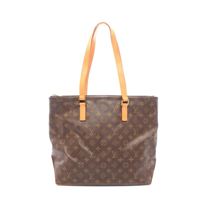 カバメゾ モノグラム ショルダーバッグ トートバッグ PVC レザー ブラウン ルイヴィトン バッグ LOUIS VUITTON