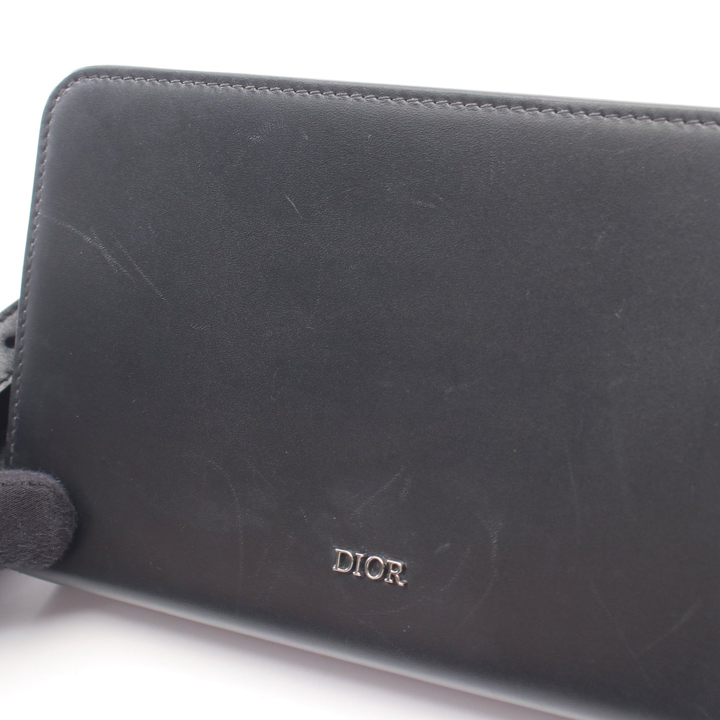 DIAL DIOR ULTRA スモール ショルダーバッグ レザー ブラック ディオール