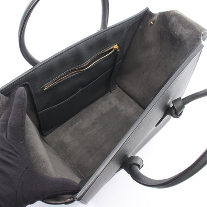 タイバッグ ハンドバッグ トートバッグ レザー グレー セリーヌ