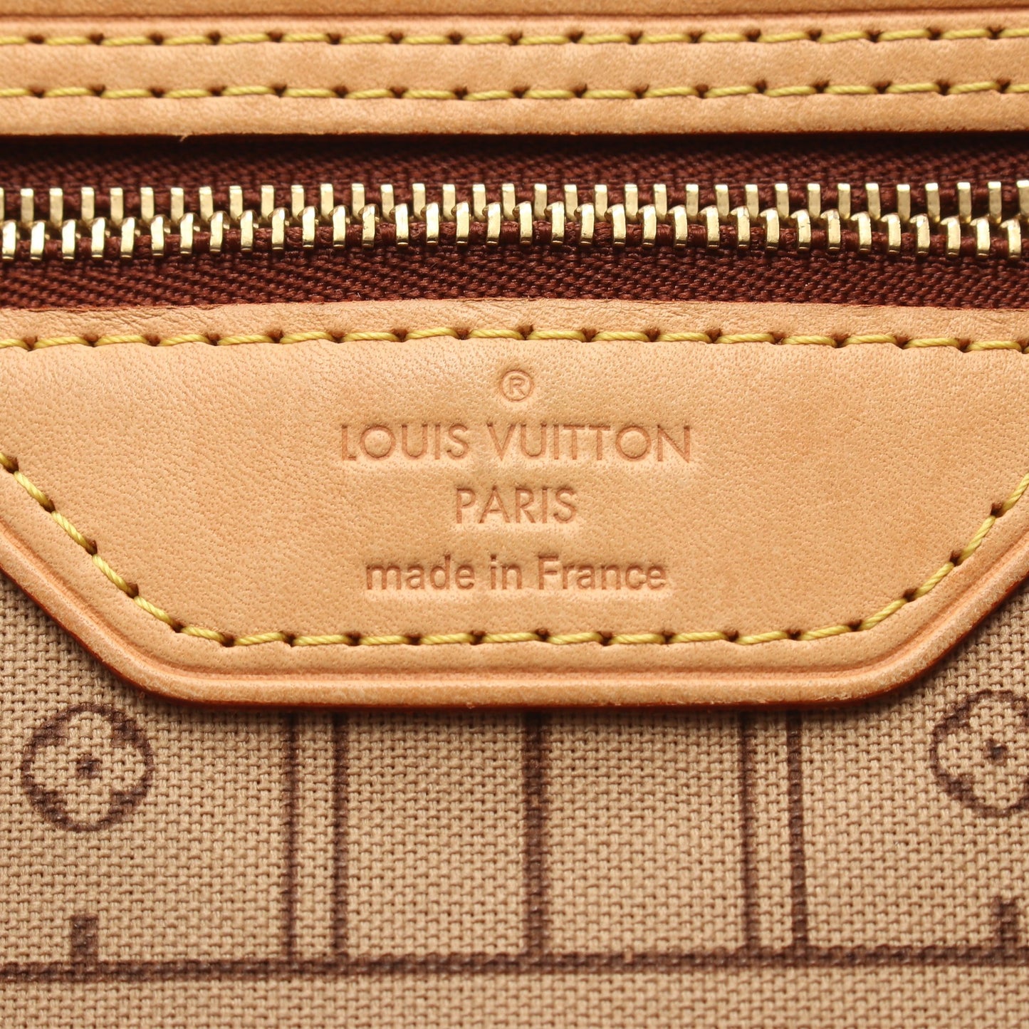 ネヴァーフルMM モノグラム ショルダーバッグ トートバッグ PVC レザー ブラウン ルイヴィトン バッグ LOUIS VUITTON