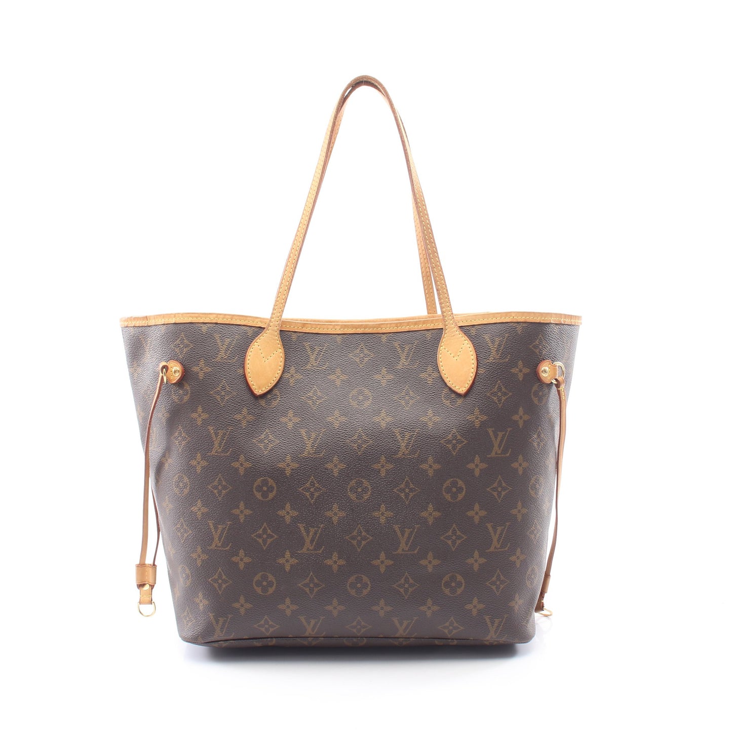 ネヴァーフルMM モノグラム ショルダーバッグ トートバッグ PVC レザー ブラウン ルイヴィトン バッグ LOUIS VUITTON