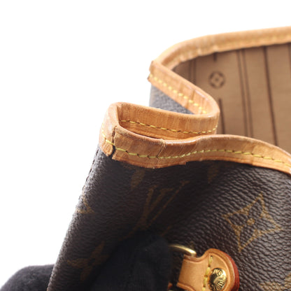 ネヴァーフルMM モノグラム ショルダーバッグ トートバッグ PVC レザー ブラウン ルイヴィトン バッグ LOUIS VUITTON