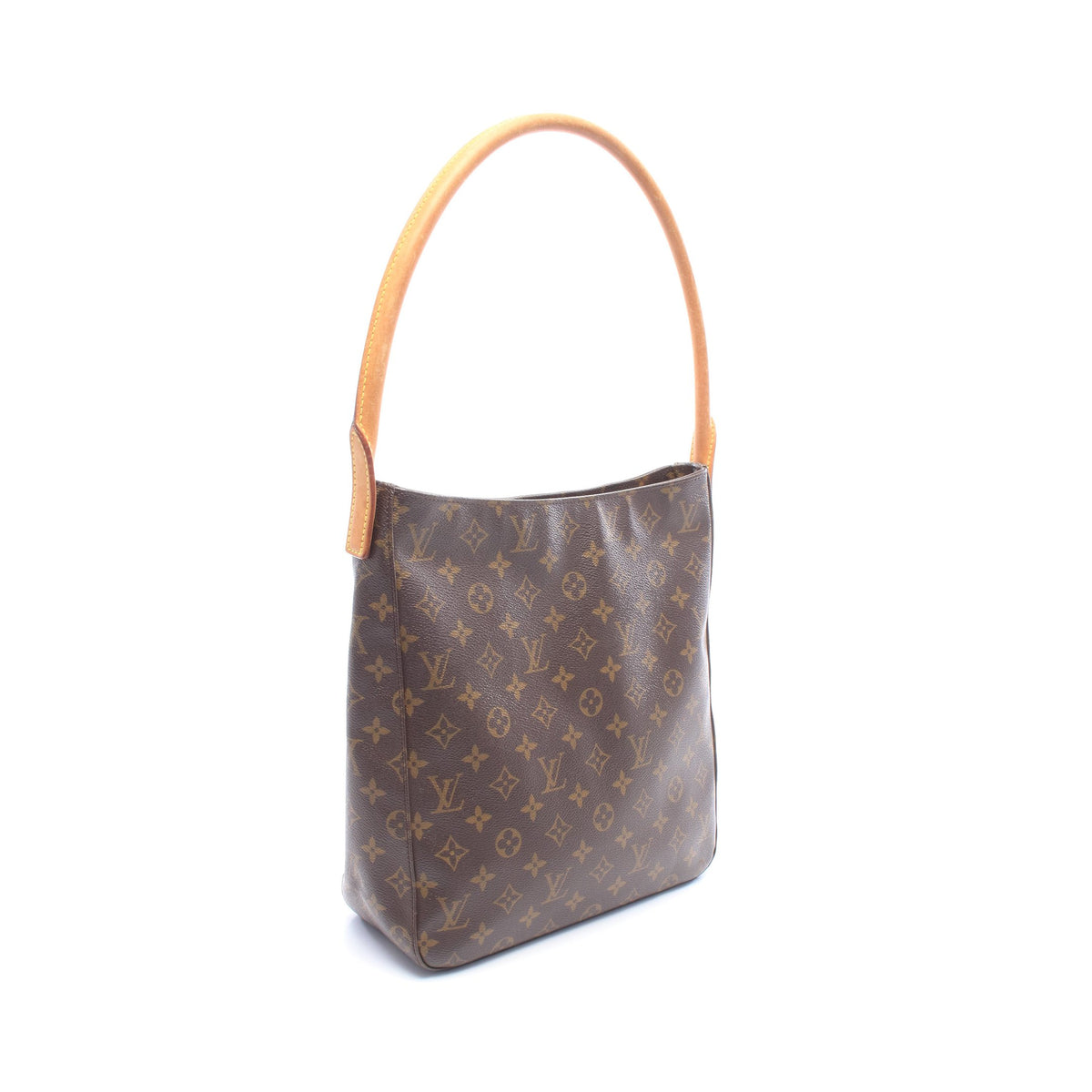 ルーピングGM モノグラム ショルダーバッグ PVC レザー ブラウン ルイヴィトン バッグ LOUIS VUITTON
