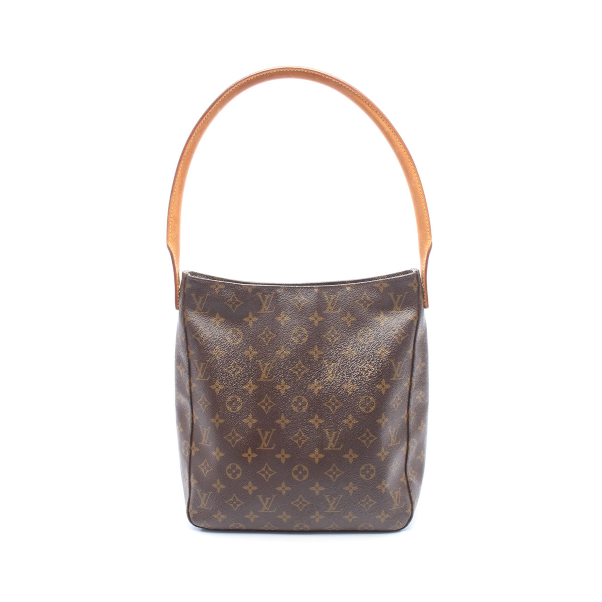 ルーピングGM モノグラム ショルダーバッグ PVC レザー ブラウン ルイヴィトン バッグ LOUIS VUITTON