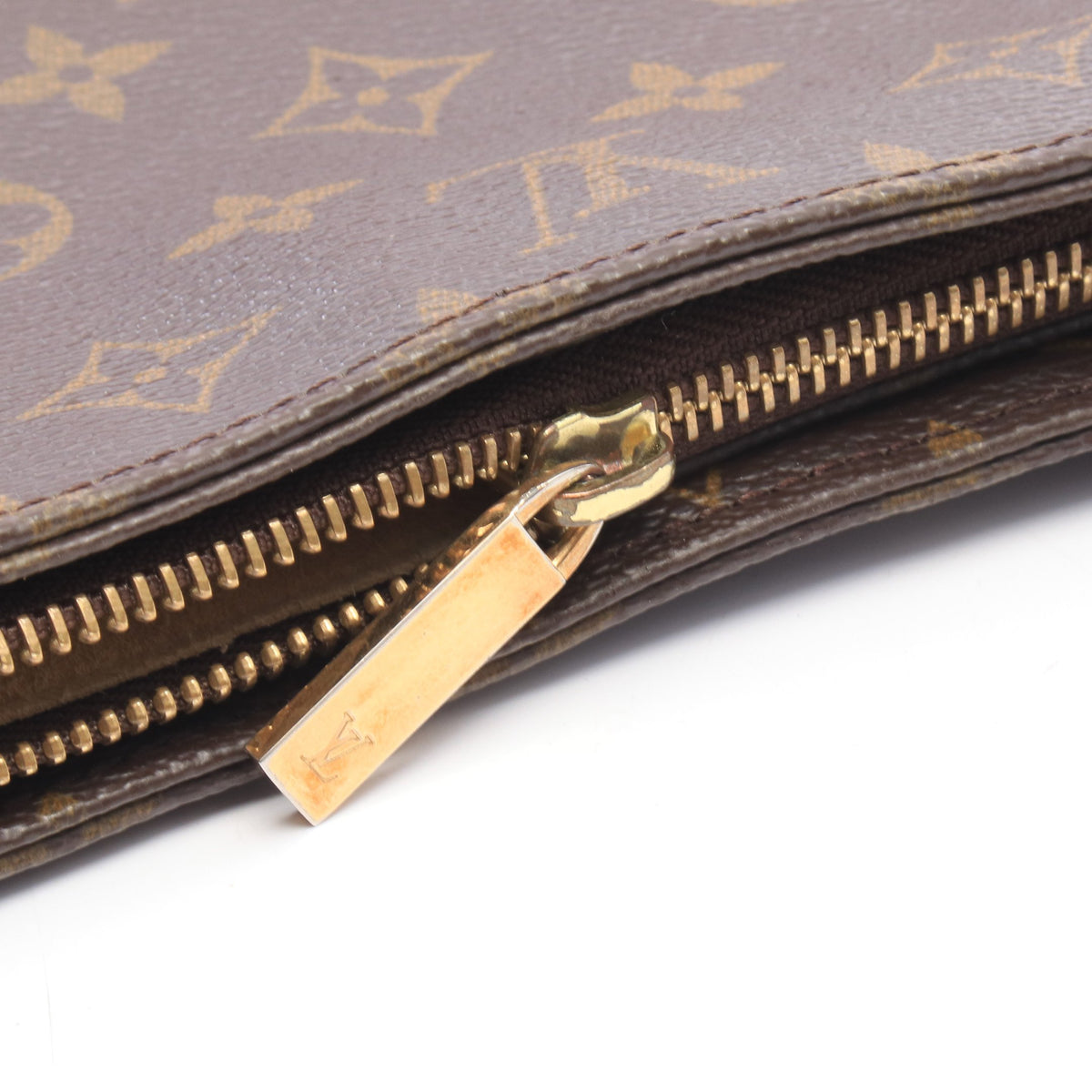 ルーピングGM モノグラム ショルダーバッグ PVC レザー ブラウン ルイヴィトン バッグ LOUIS VUITTON