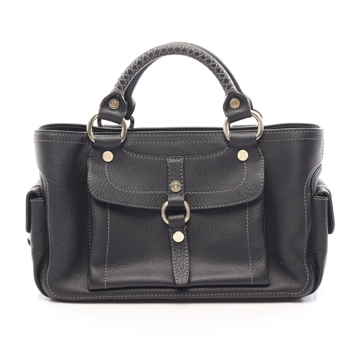 ブギーバッグ ハンドバッグ レザー ブラック セリーヌ バッグ CELINE