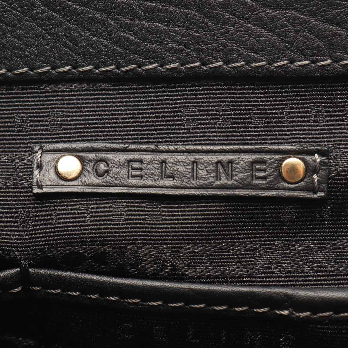 ブギーバッグ ハンドバッグ レザー ブラック セリーヌ バッグ CELINE