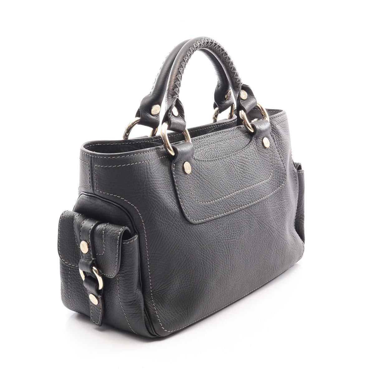 ブギーバッグ ハンドバッグ レザー ブラック セリーヌ バッグ CELINE
