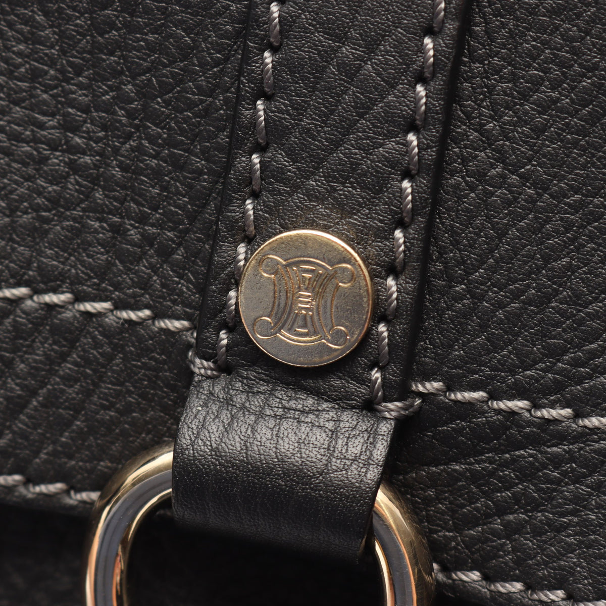 ブギーバッグ ハンドバッグ レザー ブラック セリーヌ バッグ CELINE