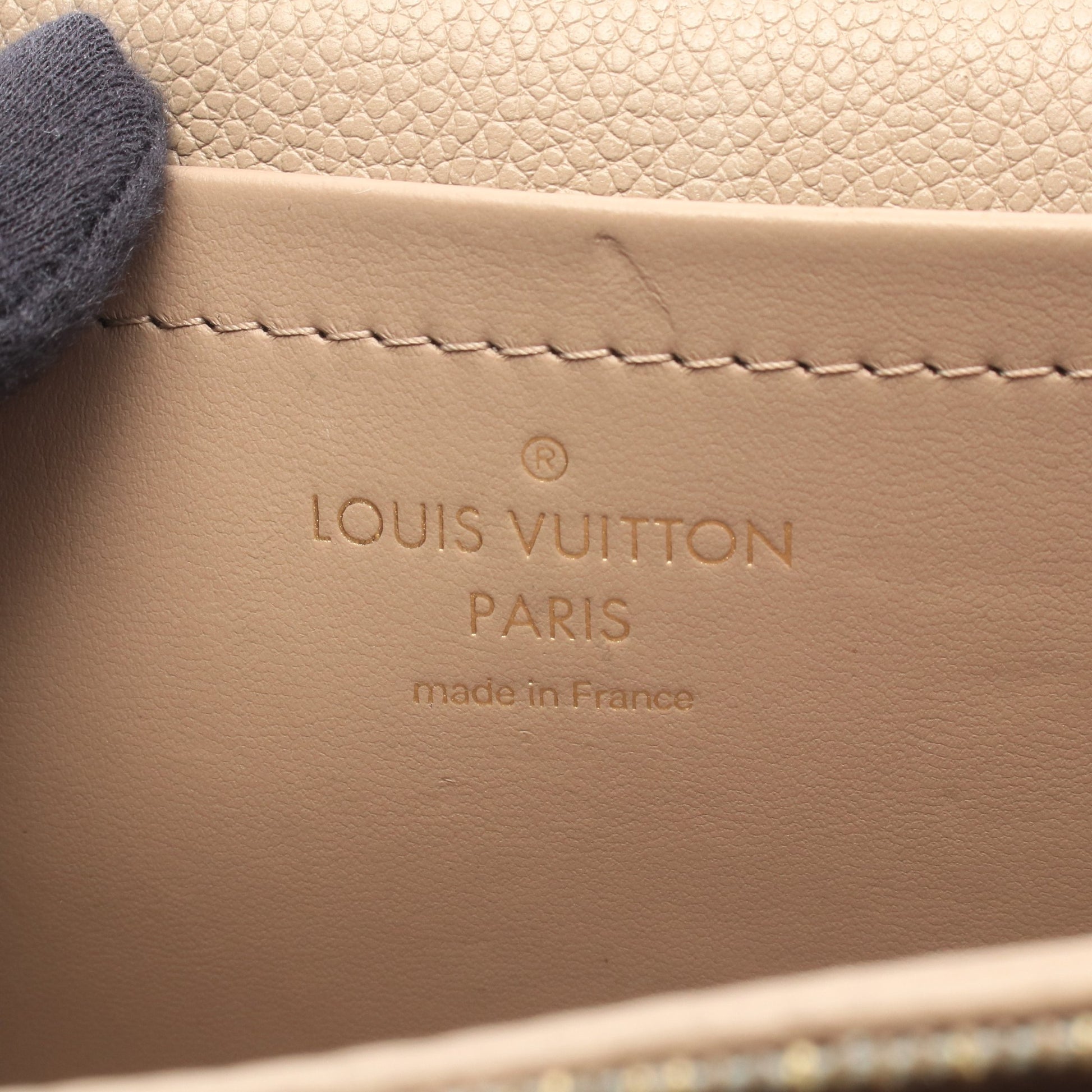 マルソー モノグラムアンプラント トゥルトレール チェーンショルダーバッグ レザー グレーベージュ ルイヴィトン バッグ LOUIS VUITTON