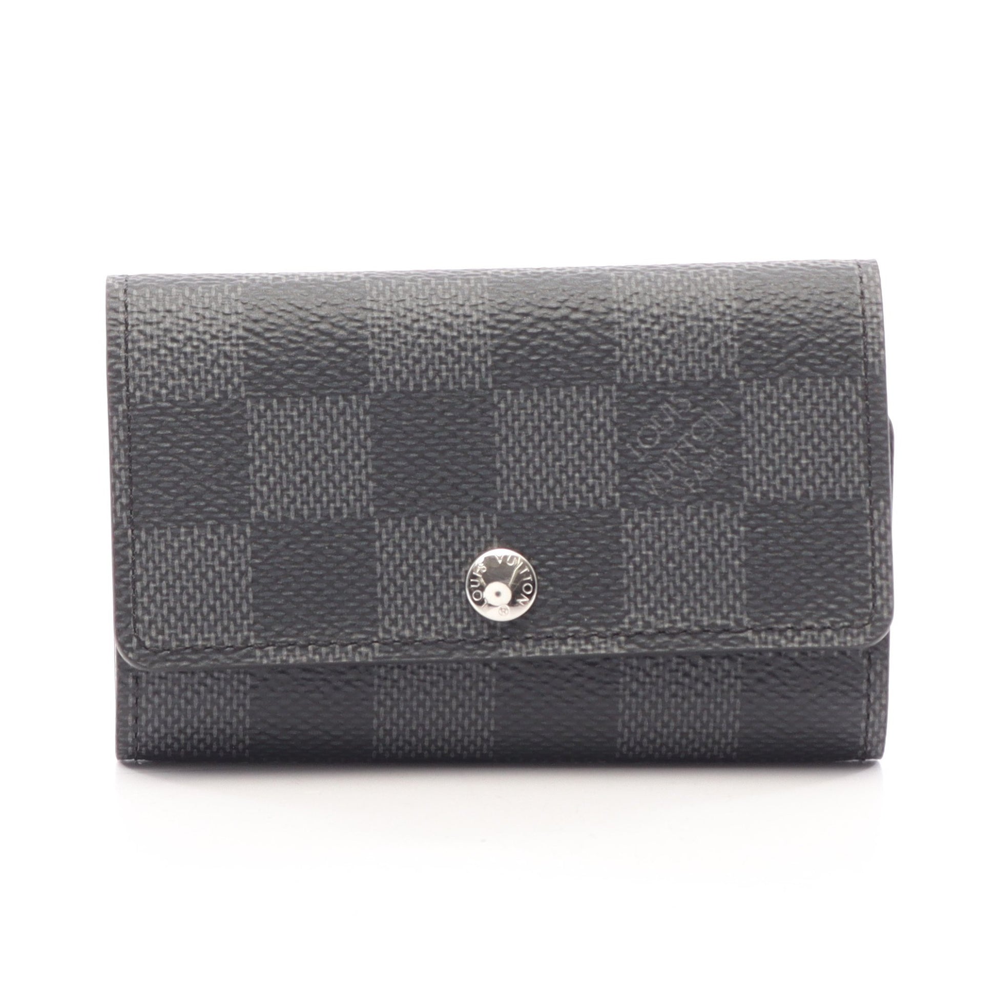 ミュルティクレ6 ダミエグラフィット 6連 キーケース PVC ブラック ルイヴィトン 財布・小物 LOUIS VUITTON