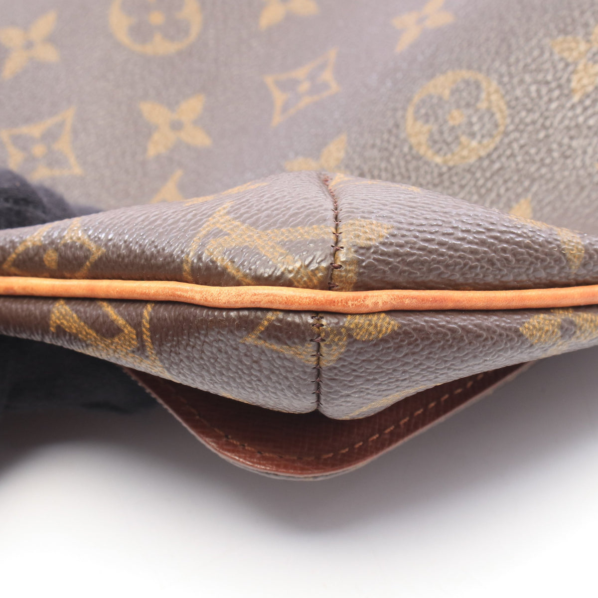 ミュゼットサルサ ショートストラップ モノグラム ショルダーバッグ PVC レザー ブラウン ルイヴィトン バッグ LOUIS VUITTON