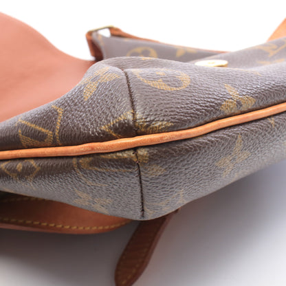 ミュゼットサルサ ショートストラップ モノグラム ショルダーバッグ PVC レザー ブラウン ルイヴィトン バッグ LOUIS VUITTON