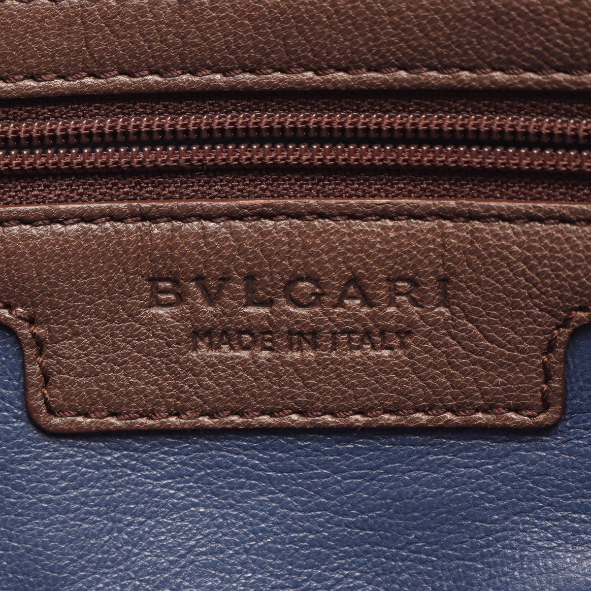 レオーニ 2WAY ハンドバッグ レザー ブラウン ブルガリ バッグ BVLGARI