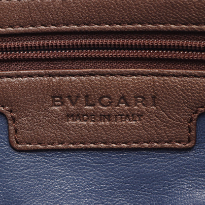 レオーニ 2WAY ハンドバッグ レザー ブラウン ブルガリ バッグ BVLGARI