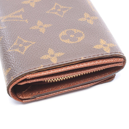 ポルトモネ ビエ トレゾール モノグラム 二つ折り財布 PVC レザー ブラウン ルイヴィトン 財布・小物 LOUIS VUITTON