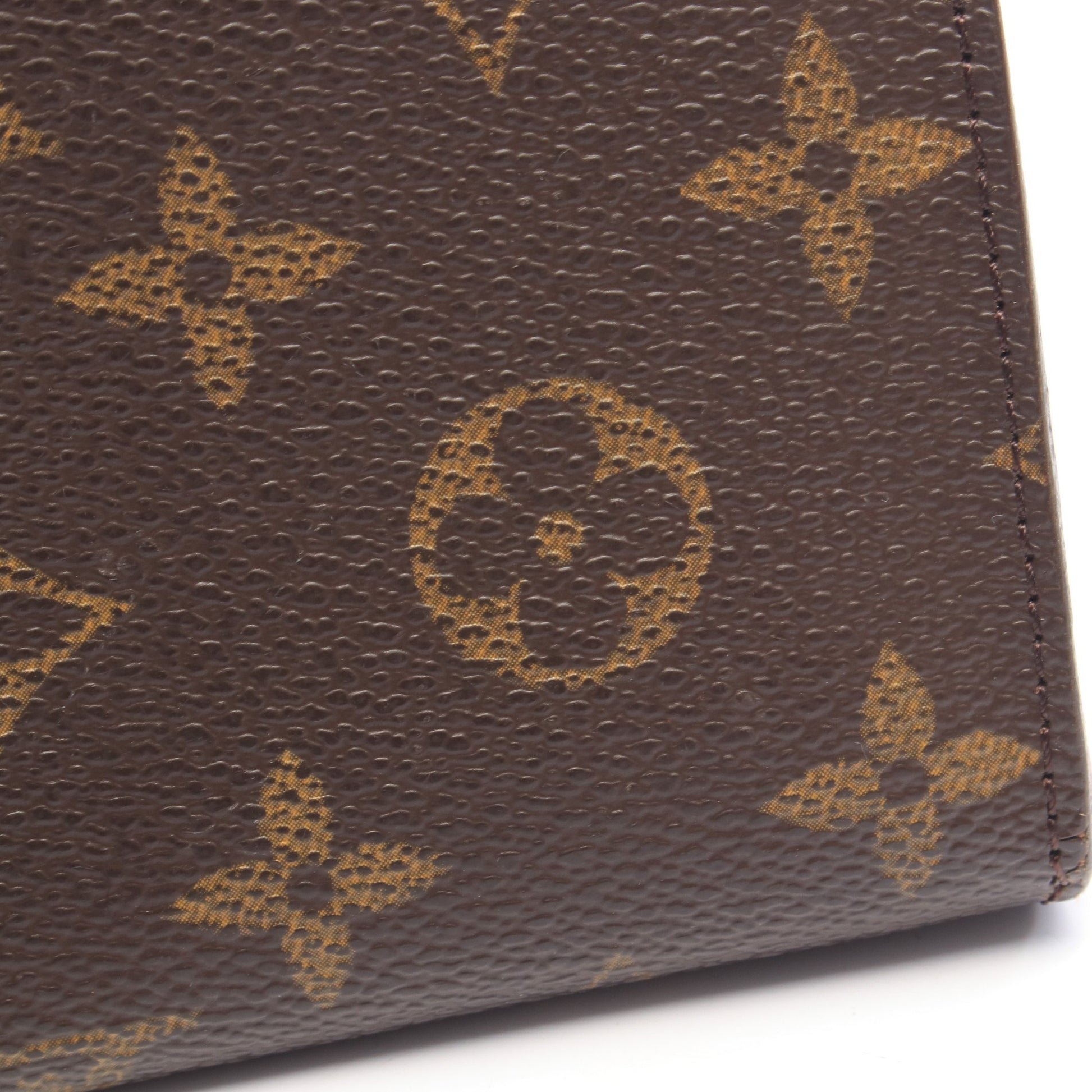 ポルトモネ ビエ トレゾール モノグラム 二つ折り財布 PVC レザー ブラウン ルイヴィトン 財布・小物 LOUIS VUITTON