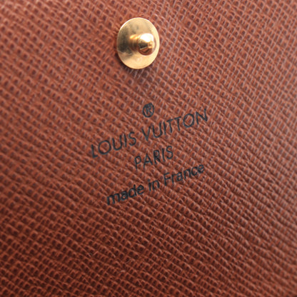 ポルトモネ ビエ トレゾール モノグラム 二つ折り財布 PVC レザー ブラウン ルイヴィトン 財布・小物 LOUIS VUITTON