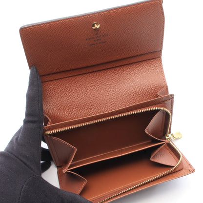 ポルトモネ ビエ トレゾール モノグラム 二つ折り財布 PVC レザー ブラウン ルイヴィトン 財布・小物 LOUIS VUITTON