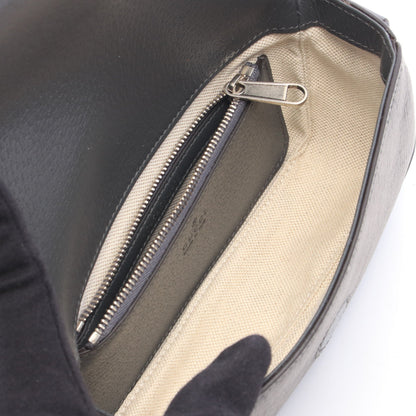 オフィディア スーパー ミニ GGスプリーム ショルダーバッグ PVC レザー グレー ブラック グッチ バッグ GUCCI