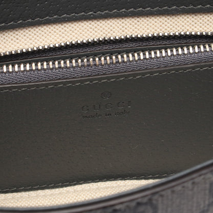 オフィディア スーパー ミニ GGスプリーム ショルダーバッグ PVC レザー グレー ブラック グッチ バッグ GUCCI