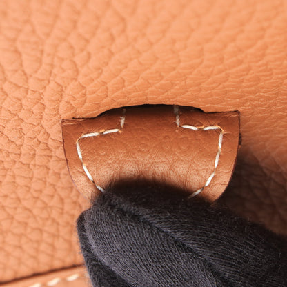 エヴリン23 ゴールド ショルダーバッグ トリヨンクレマンス ブラウン シルバー金具 G刻印 エルメス バッグ HERMES