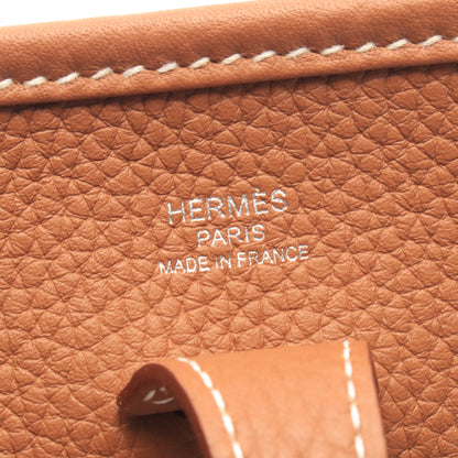 エヴリン23 ゴールド ショルダーバッグ トリヨンクレマンス ブラウン シルバー金具 G刻印 エルメス バッグ HERMES