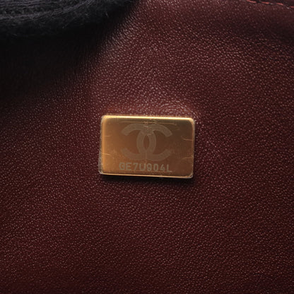 マトラッセ Wフラップ Wチェーンショルダーバッグ キャビアスキン ブラック ゴールド金具 シャネル バッグ CHANEL