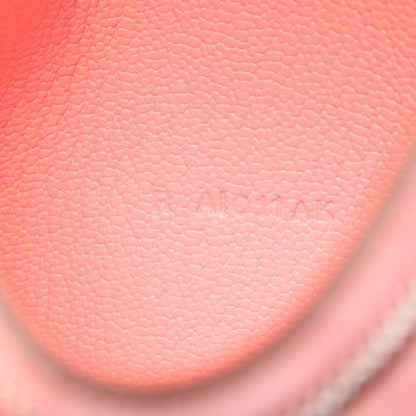 ベアンコンパクト ローズコンフェッティ 二つ折り財布 シェーブル ピンク シルバー金具 R刻印 エルメス 財布・小物 HERMES
