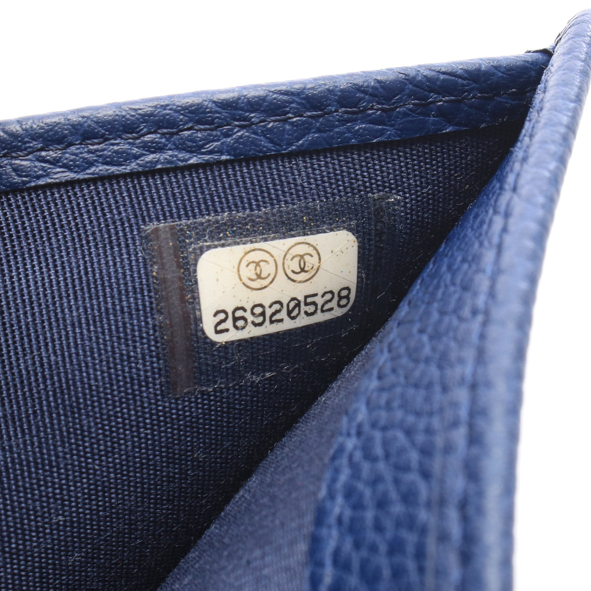 ココマーク パスポートケース パスケース レザー ネイビー シルバー金具 シャネル 財布・小物 CHANEL