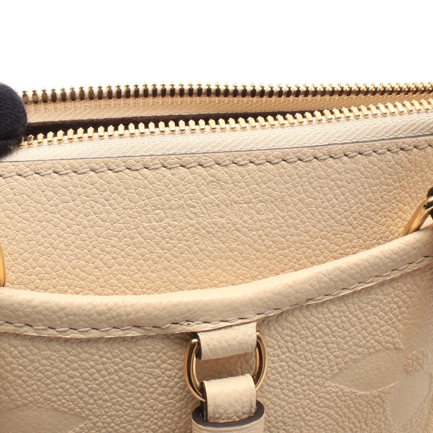 トリアノンPM モノグラムアンプラント クレーム 2WAY ハンドバッグ レザー ライトベージュ ルイヴィトン バッグ LOUIS VUITTON