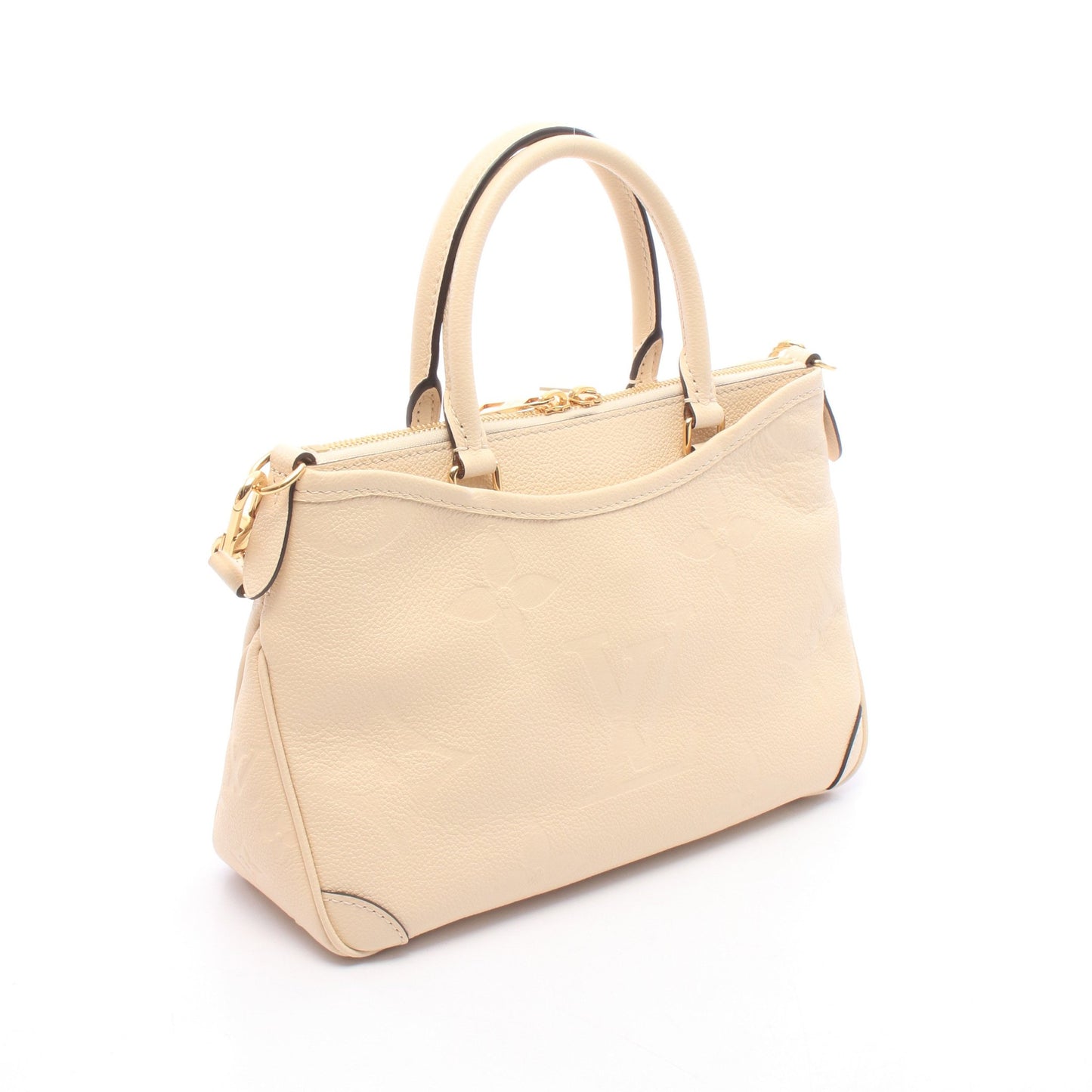 トリアノンPM モノグラムアンプラント クレーム 2WAY ハンドバッグ レザー ライトベージュ ルイヴィトン バッグ LOUIS VUITTON