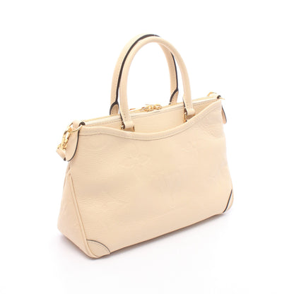 トリアノンPM モノグラムアンプラント クレーム 2WAY ハンドバッグ レザー ライトベージュ ルイヴィトン バッグ LOUIS VUITTON