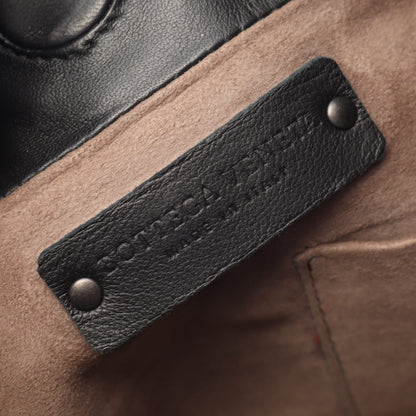 イントレチャート ワンショルダーバッグ レザー ブラック ボッテガヴェネタ バッグ BOTTEGA VENETA