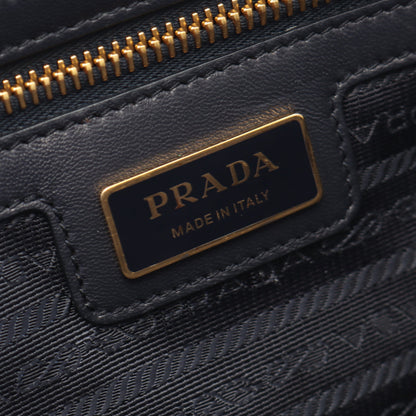RE-EDITION 1978 RE-NYLON TESSUTO+SAFFIANO 2WAY ハンドバッグ ナイロン サフィアーノレザー ネイビー ブラック プラダ バッグ PRADA