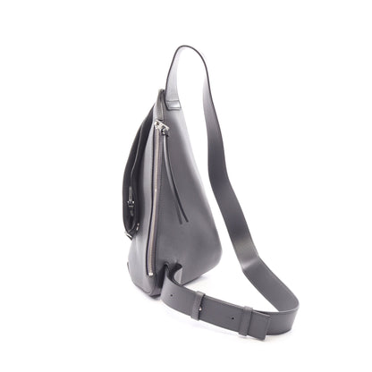 ANTON SLING アントン スリング ボディバッグ レザー グレー ロエベ バッグ LOEWE