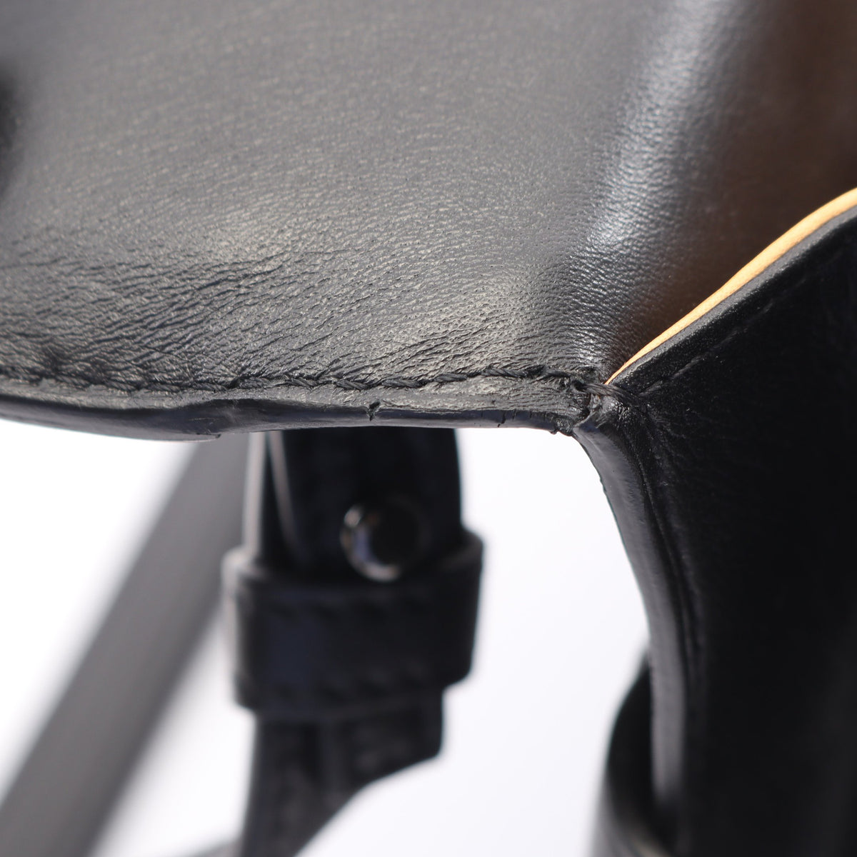 タンペートMM 2WAY ハンドバッグ レザー ブラック デルヴォー バッグ DELVAUX