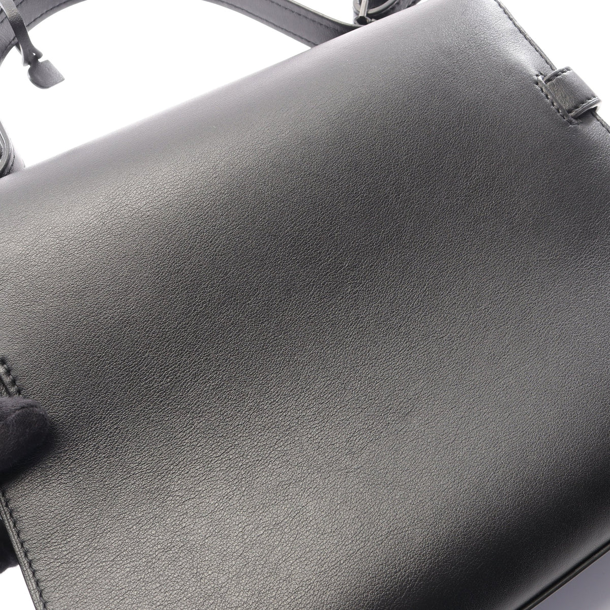タンペートMM 2WAY ハンドバッグ レザー ブラック デルヴォー バッグ DELVAUX