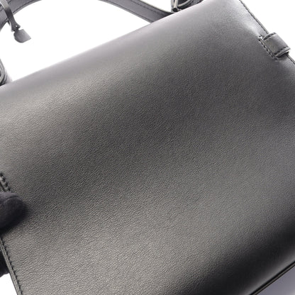タンペートMM 2WAY ハンドバッグ レザー ブラック デルヴォー バッグ DELVAUX