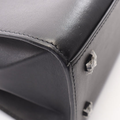 タンペートMM 2WAY ハンドバッグ レザー ブラック デルヴォー バッグ DELVAUX