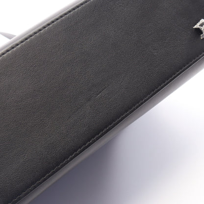 タンペートMM 2WAY ハンドバッグ レザー ブラック デルヴォー バッグ DELVAUX