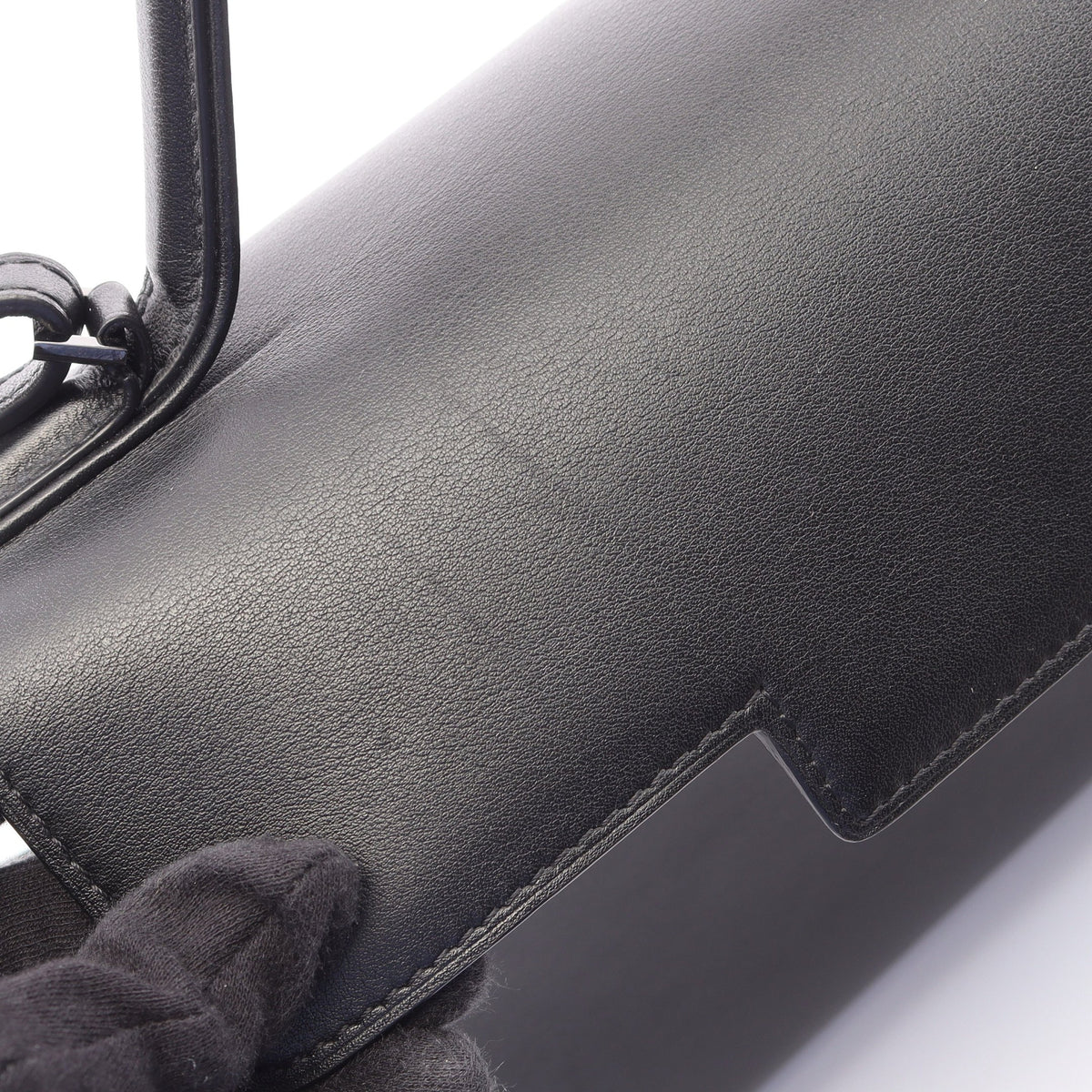 タンペートMM 2WAY ハンドバッグ レザー ブラック デルヴォー バッグ DELVAUX