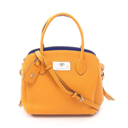 ミラ PM サフラン ハンドバッグ レザー オレンジ ルイヴィトン バッグ LOUIS VUITTON